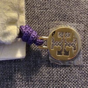 Tory Burch  New Linen Bag With TB Ribbon 12x12